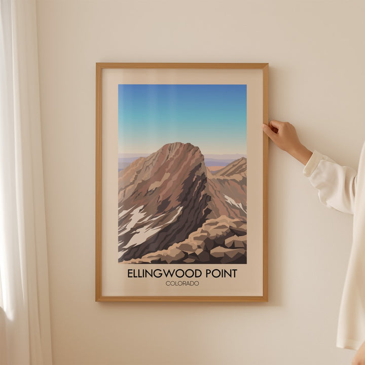Ellingwood Point Colorado USA Travel Poster