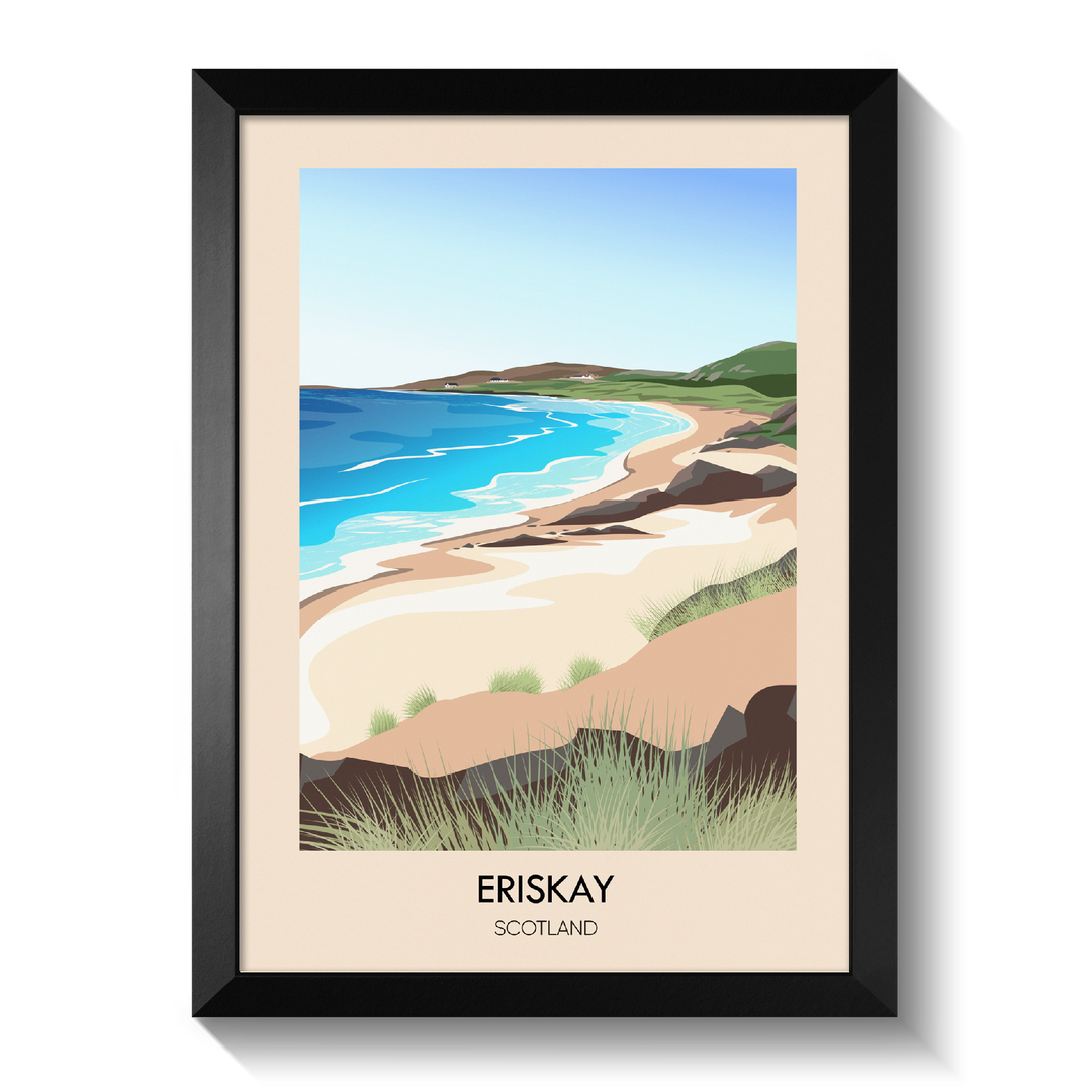 Eriskay Scotland Travel Poster