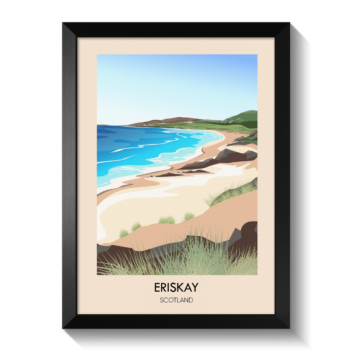 Eriskay Scotland Travel Poster