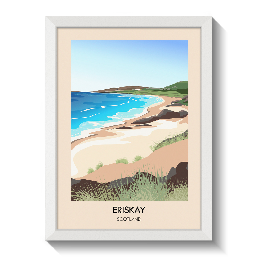 Eriskay Scotland Travel Poster