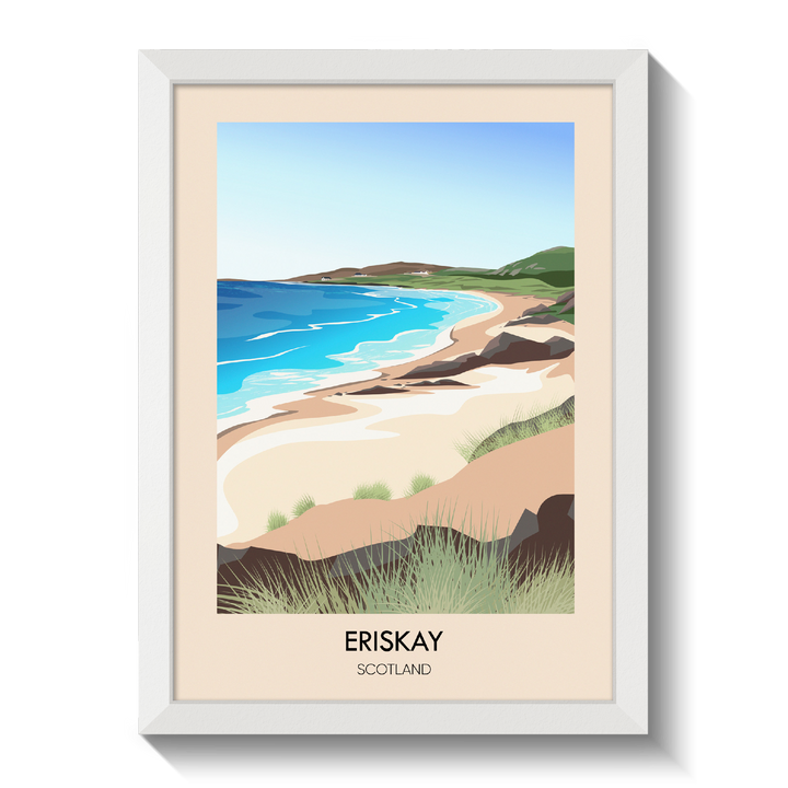 Eriskay Scotland Travel Poster