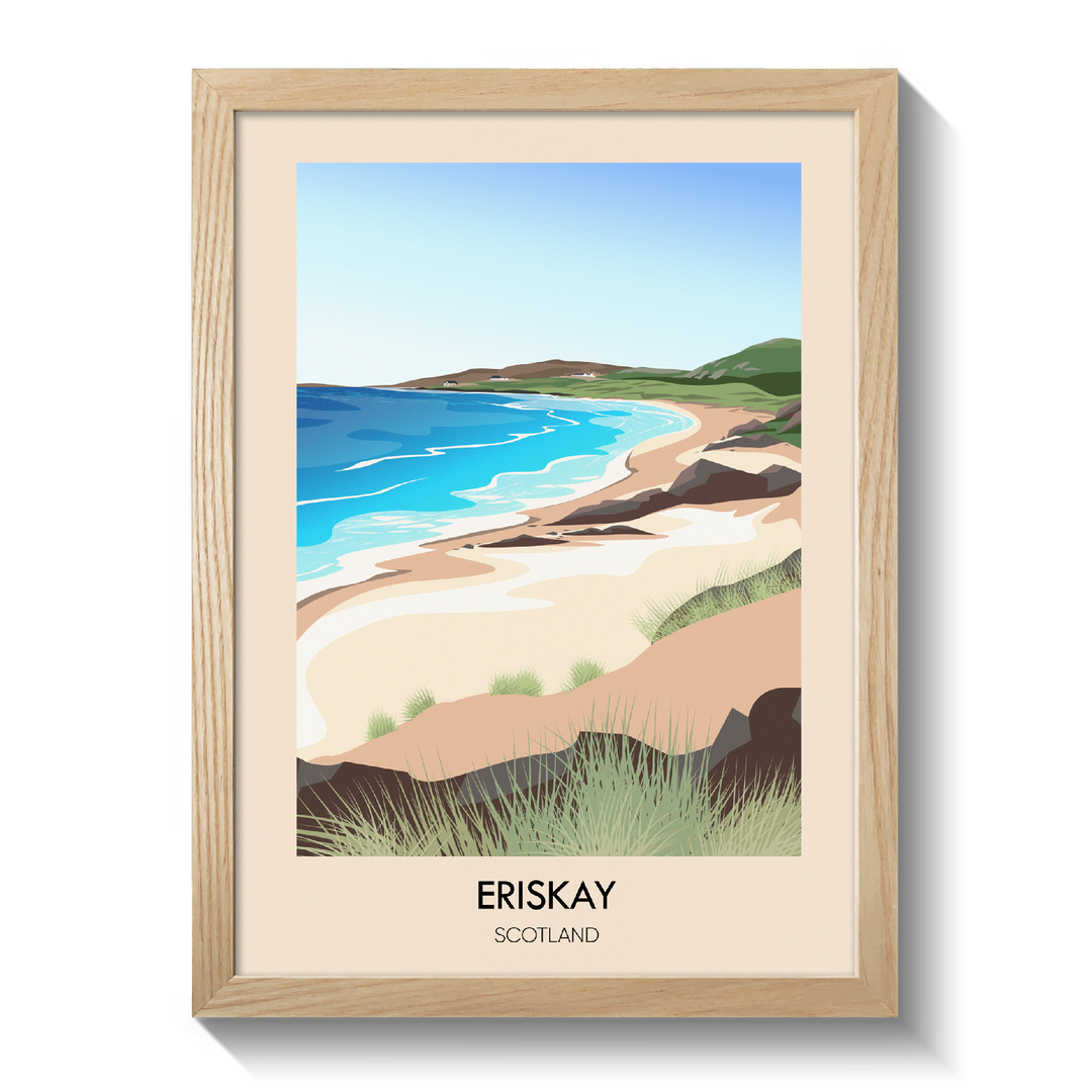 Eriskay Scotland Travel Poster