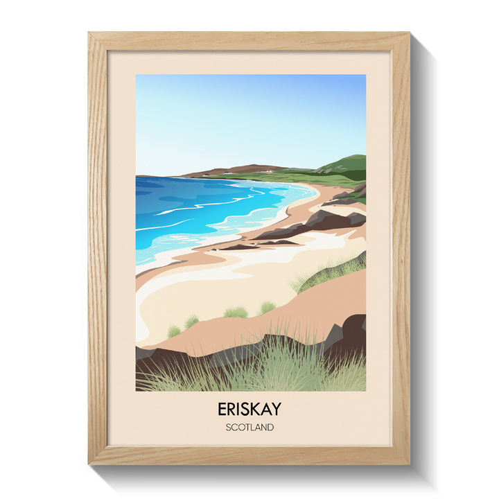 Eriskay Scotland Travel Poster
