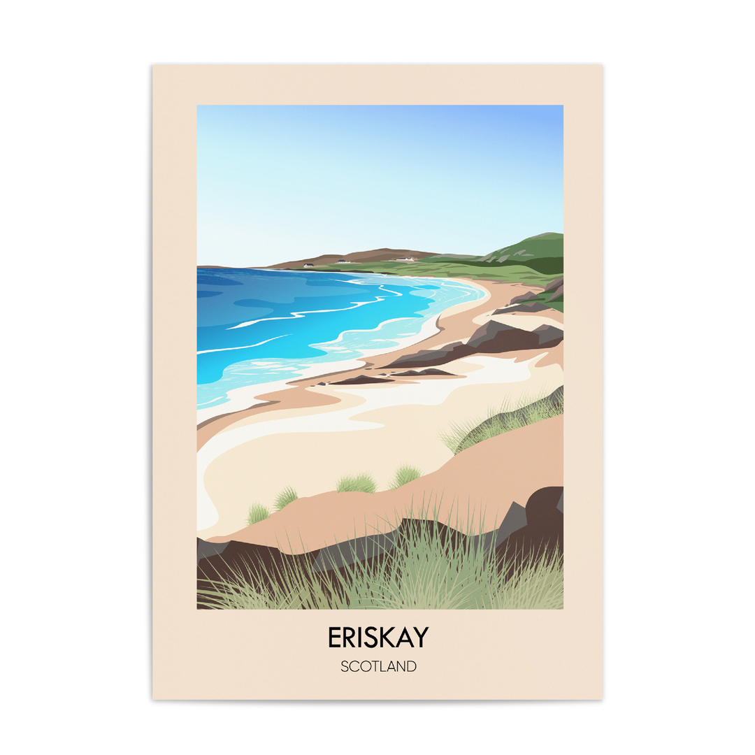 Eriskay Scotland Travel Poster