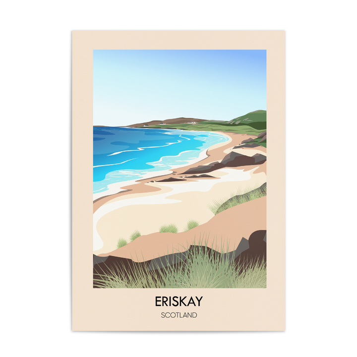 Eriskay Scotland Travel Poster