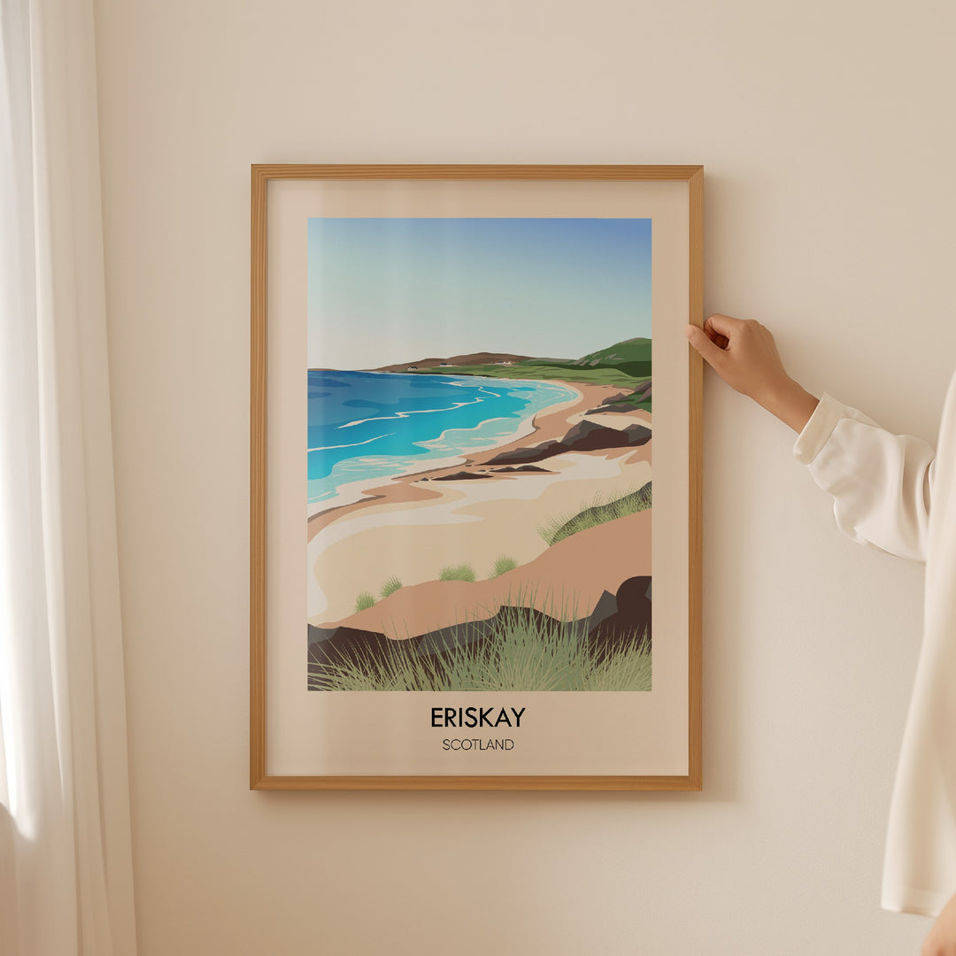 Eriskay Scotland Travel Poster