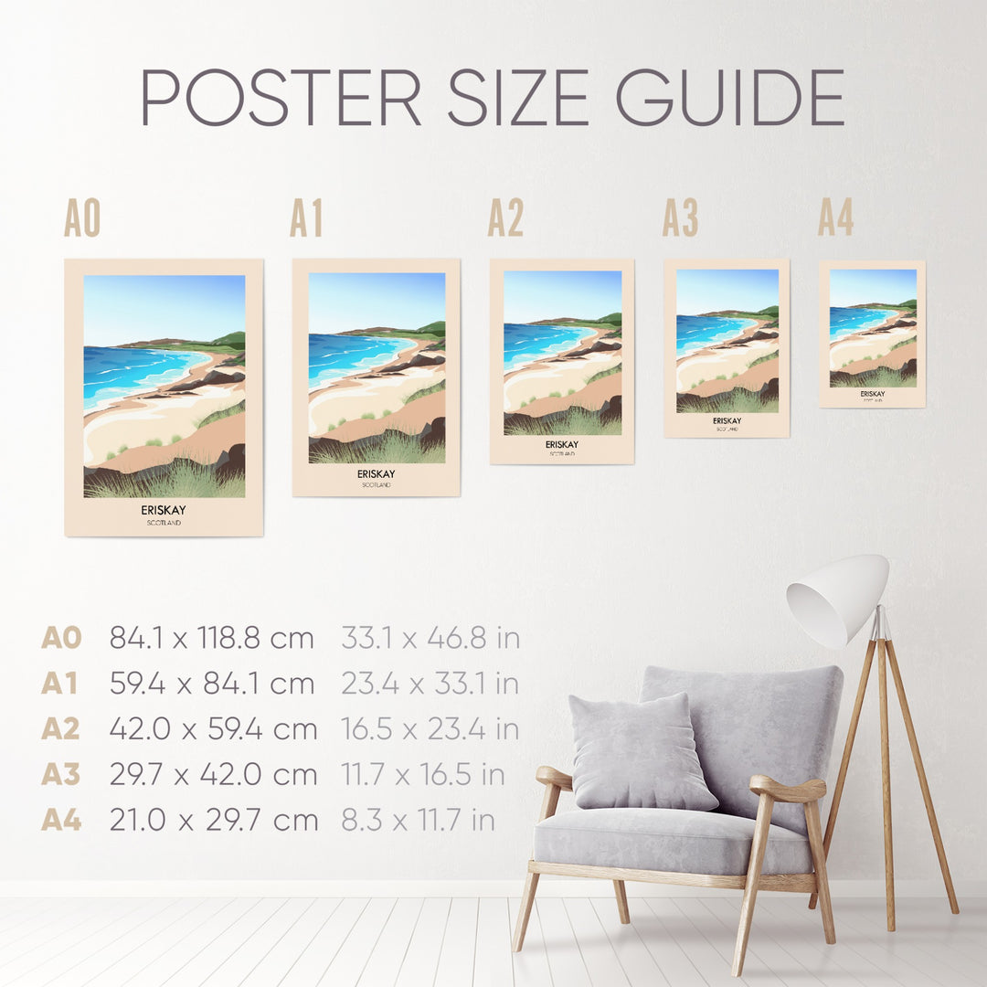 Eriskay Scotland Travel Poster