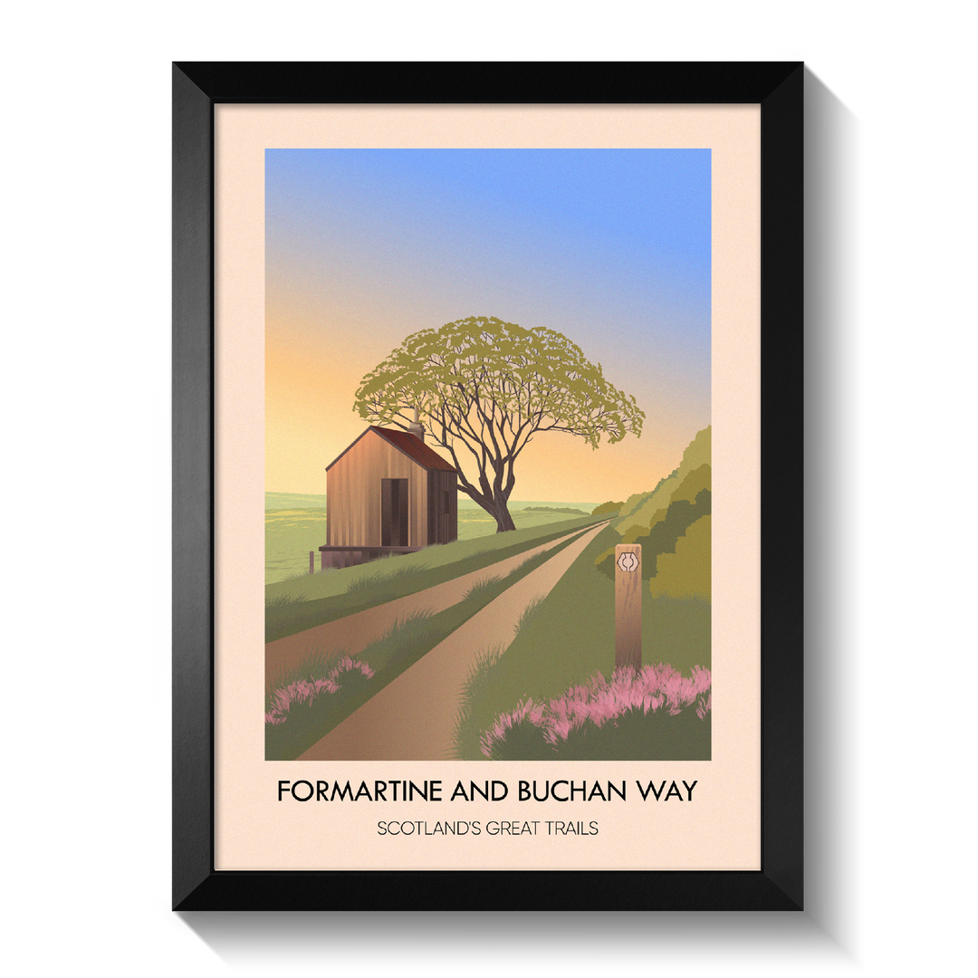 Formartine and Buchan Way Scotland's Great Trails Poster