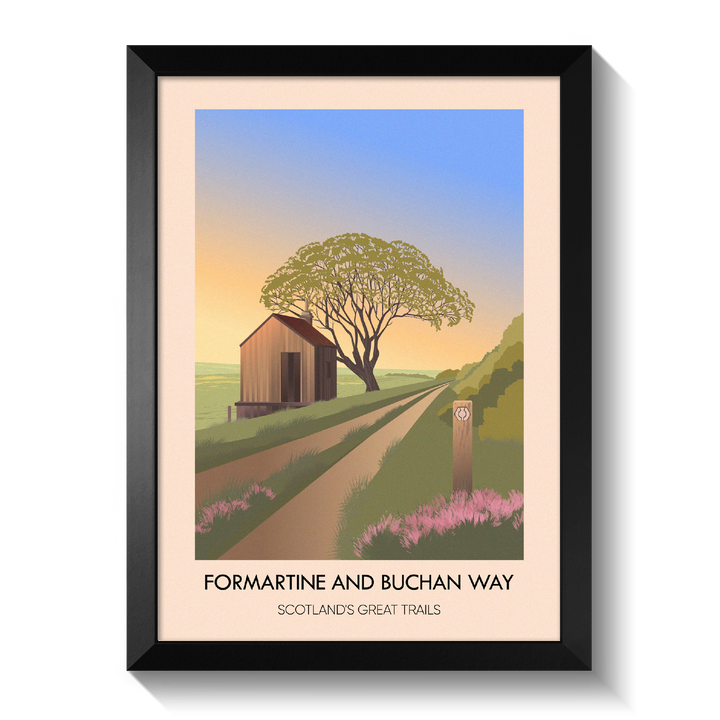 Formartine and Buchan Way Scotland's Great Trails Poster
