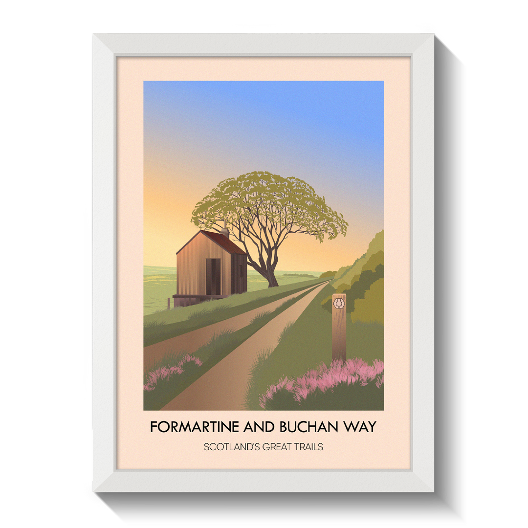 Formartine and Buchan Way Scotland's Great Trails Poster