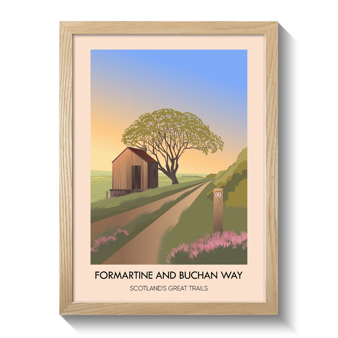 Formartine and Buchan Way Scotland's Great Trails Poster