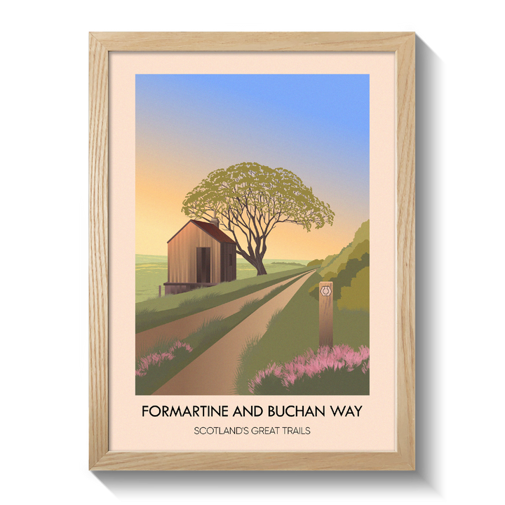 Formartine and Buchan Way Scotland's Great Trails Poster