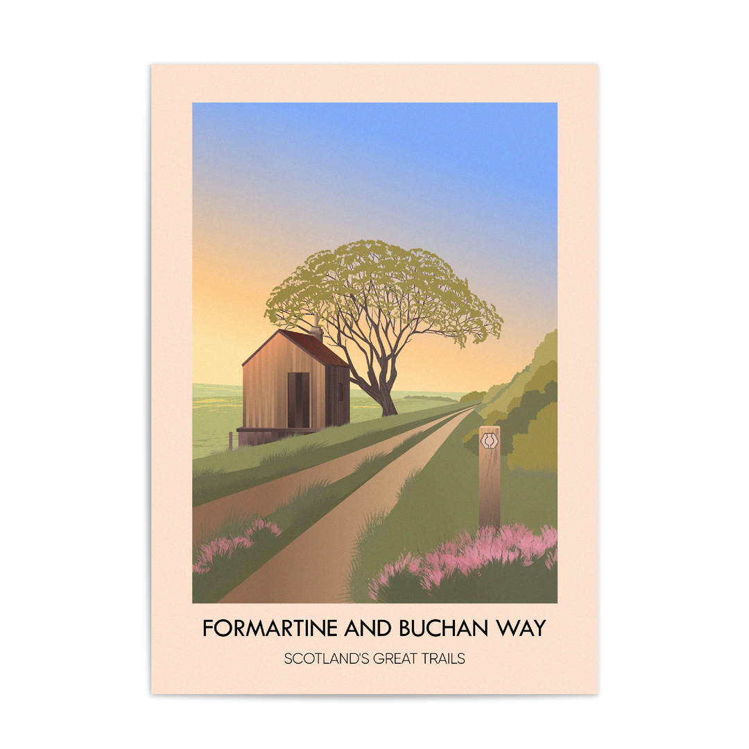Formartine and Buchan Way Scotland's Great Trails Poster