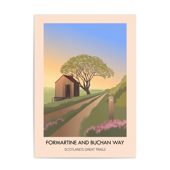 Formartine and Buchan Way Scotland's Great Trails Poster