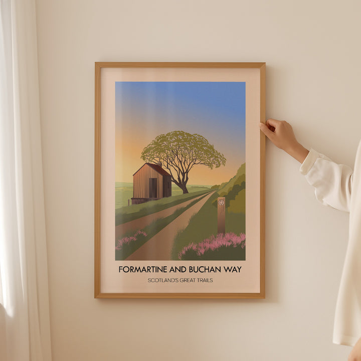 Formartine and Buchan Way Scotland's Great Trails Poster
