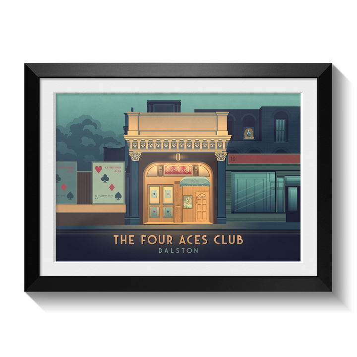 Four Aces Club Dalston Poster