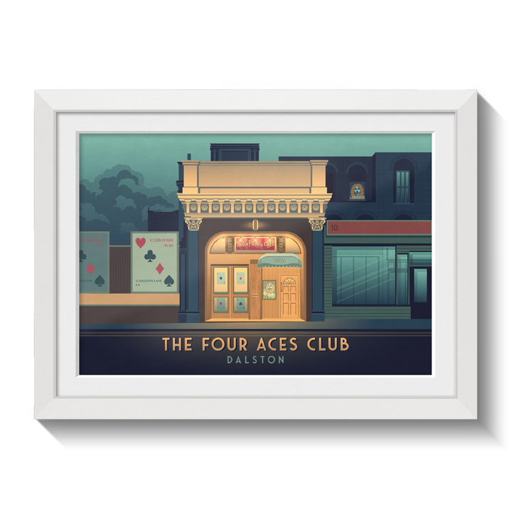 Four Aces Club Dalston Poster