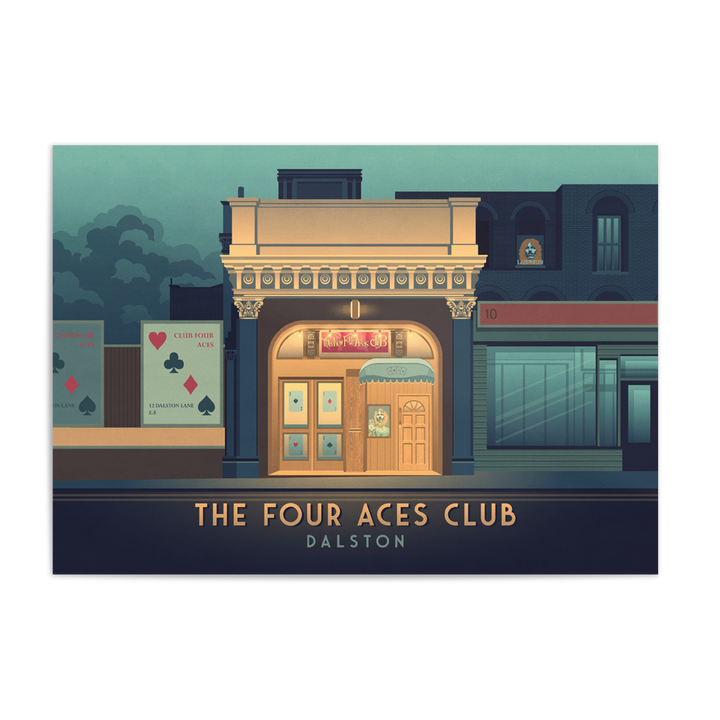 Four Aces Club Dalston Poster