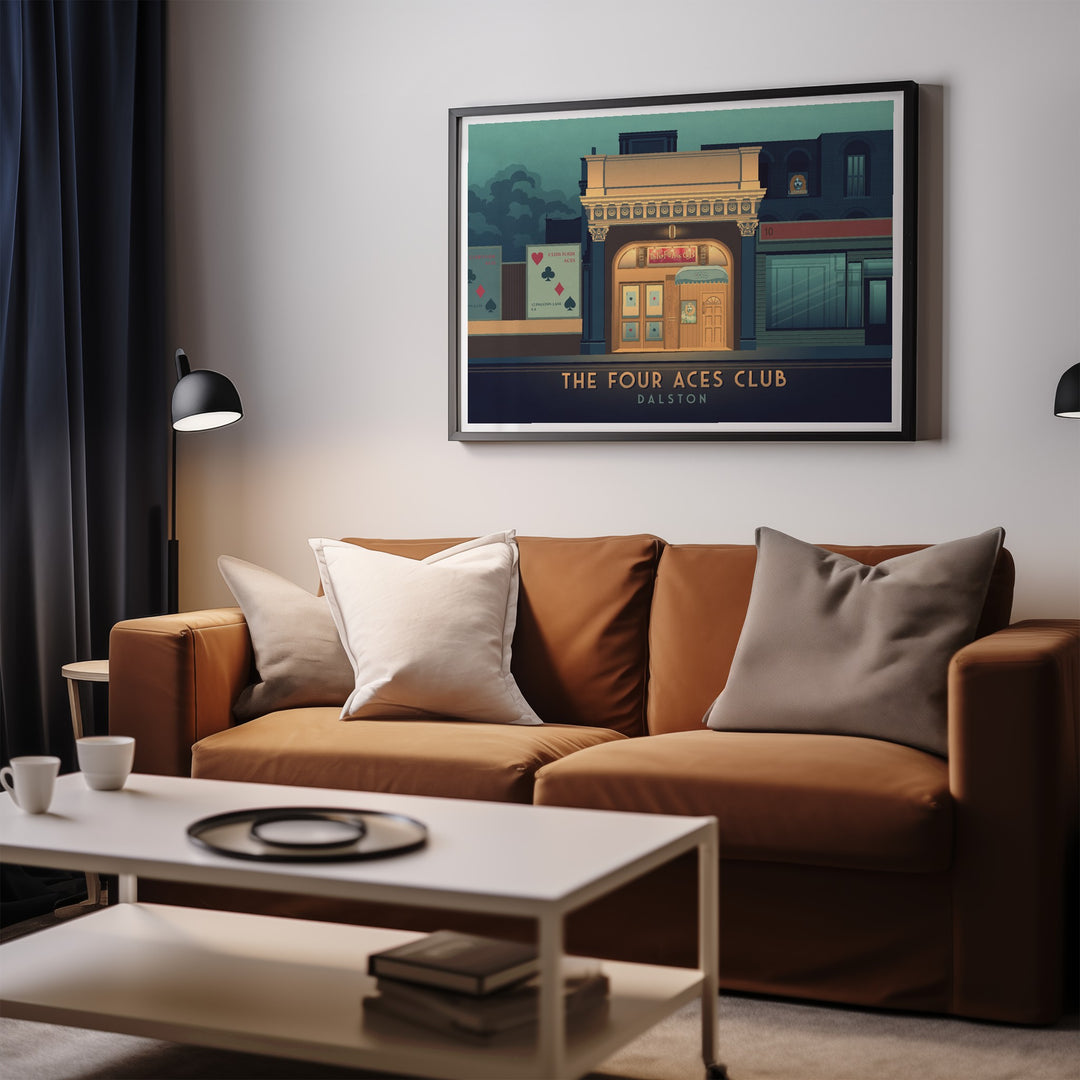 Four Aces Club Dalston Poster