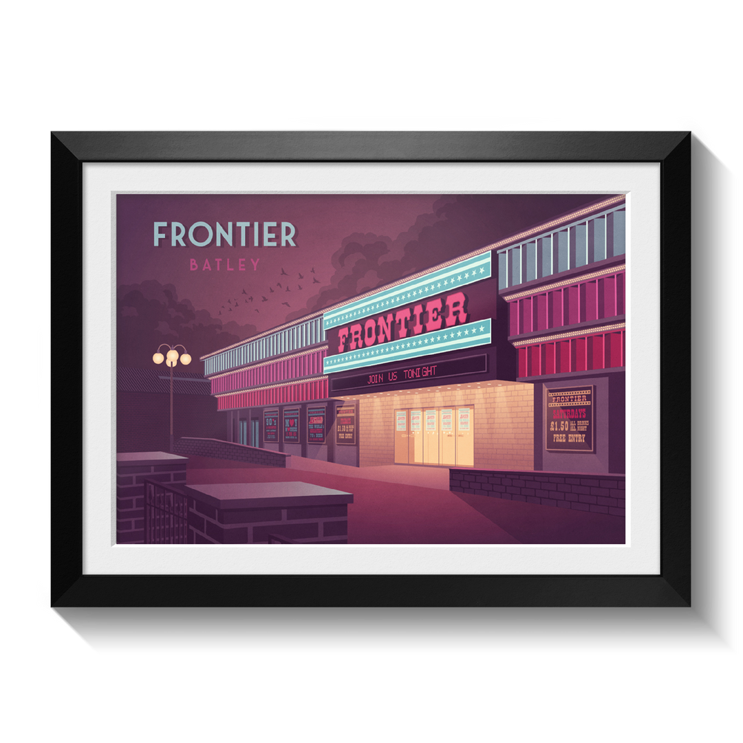 Frontier Nightclub Batley Poster