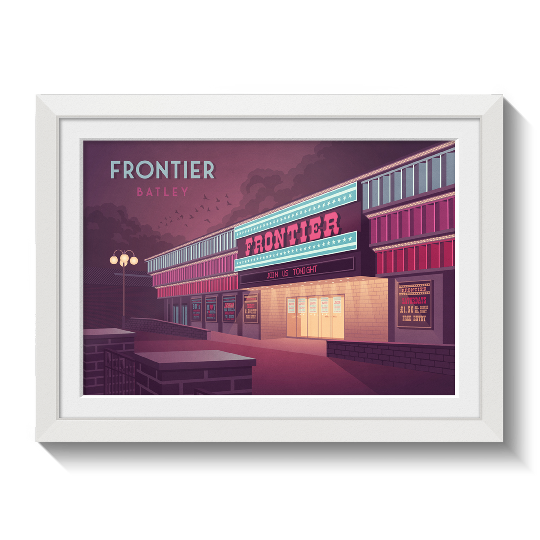 Frontier Nightclub Batley Poster