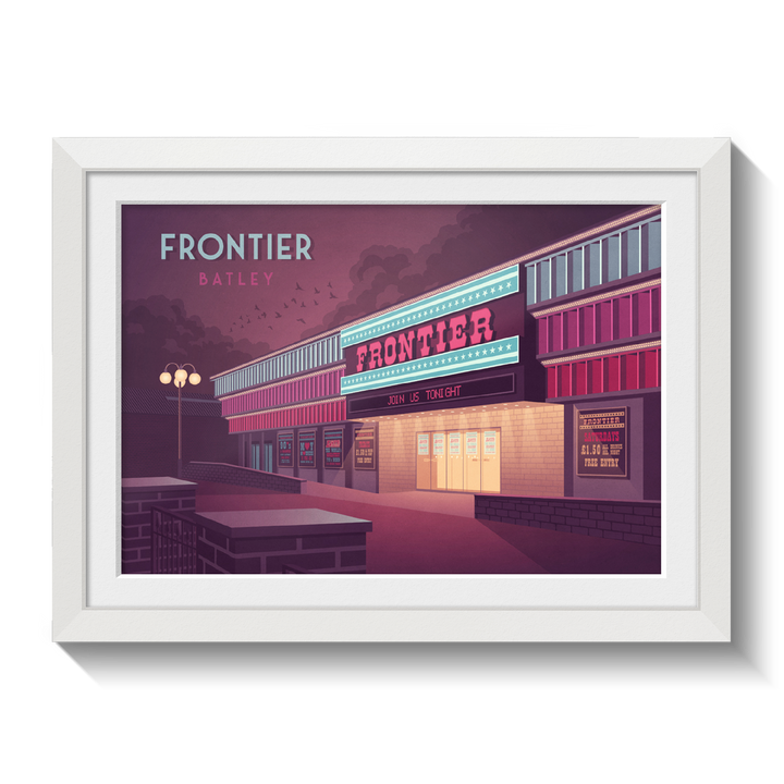 Frontier Nightclub Batley Poster