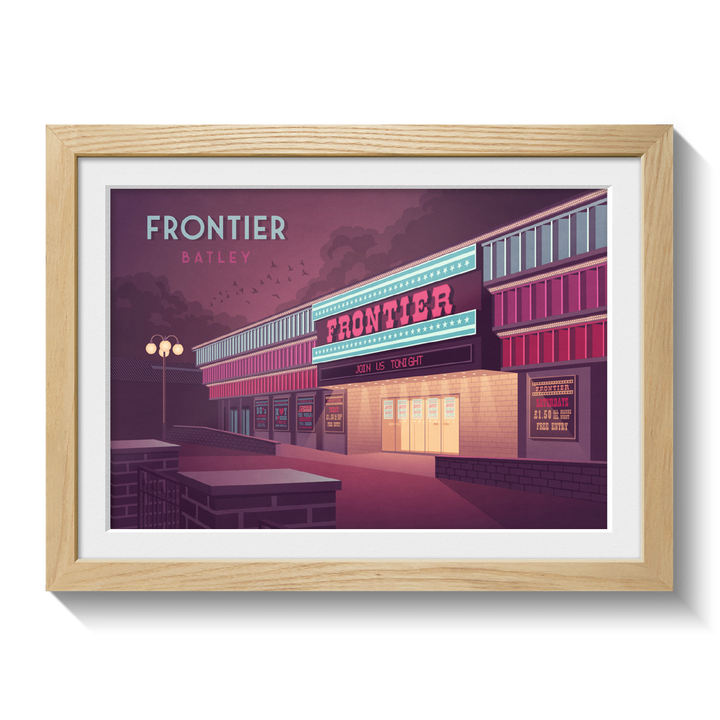 Frontier Nightclub Batley Poster