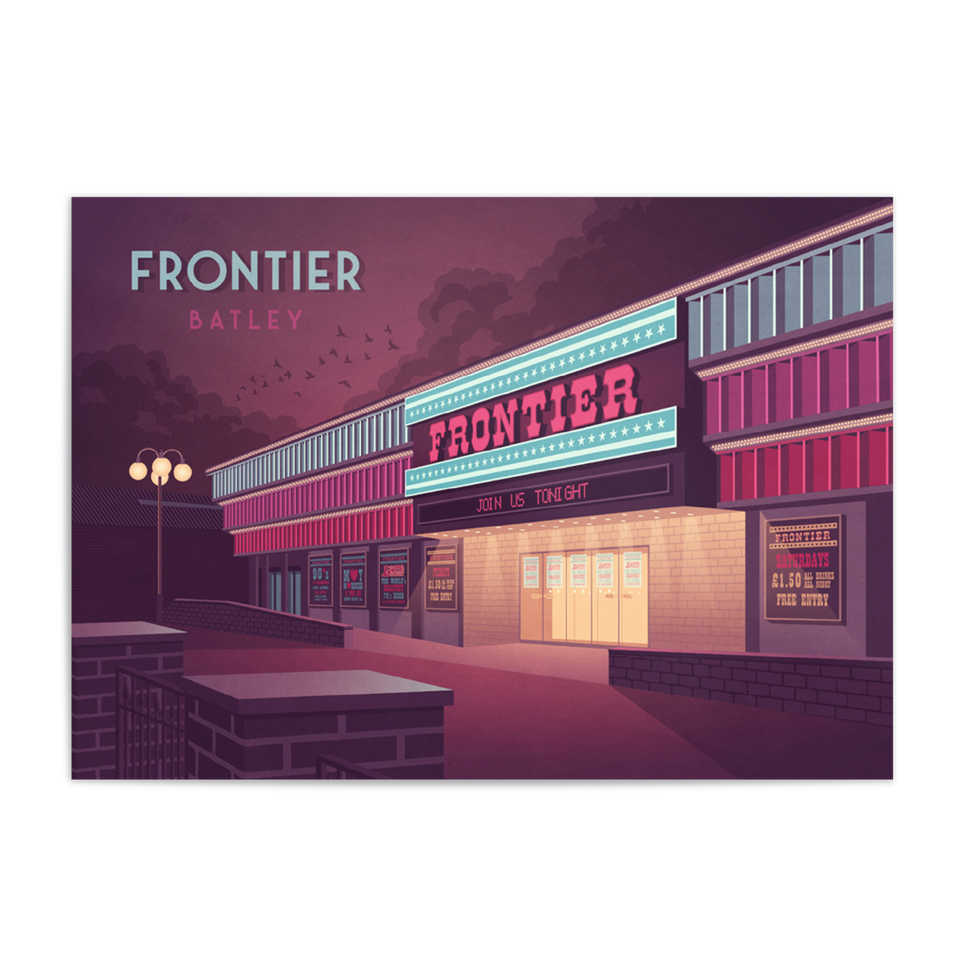 Frontier Nightclub Batley Poster