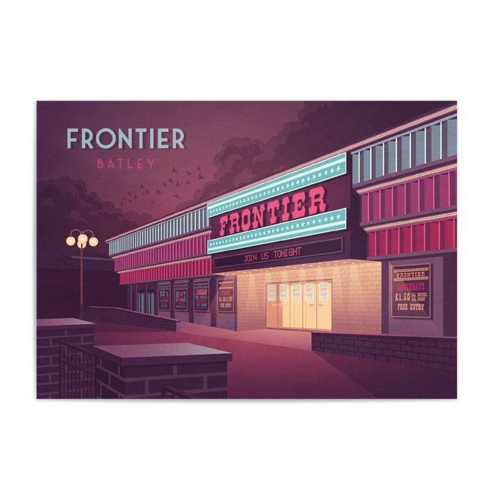 Frontier Nightclub Batley Poster