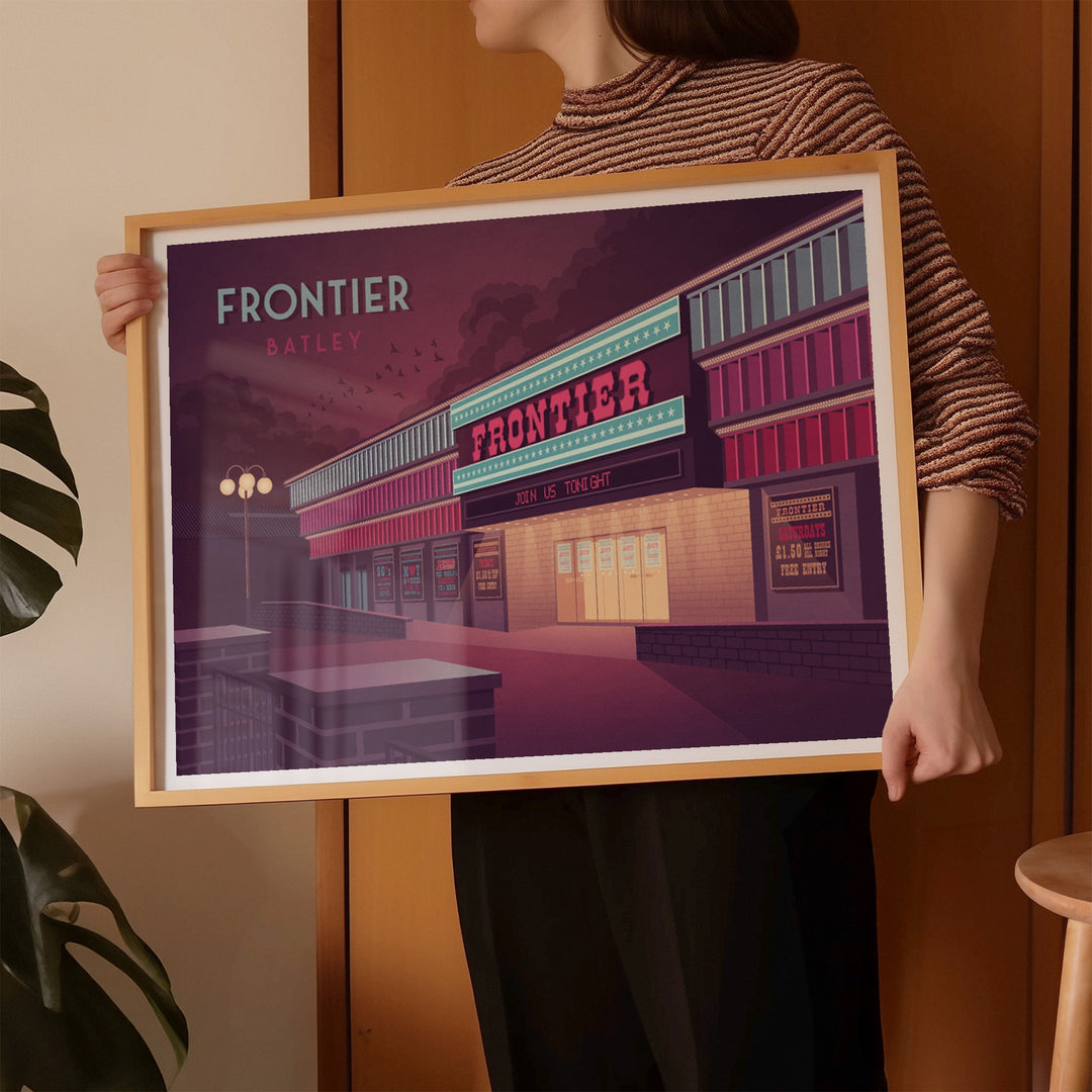 Frontier Nightclub Batley Poster