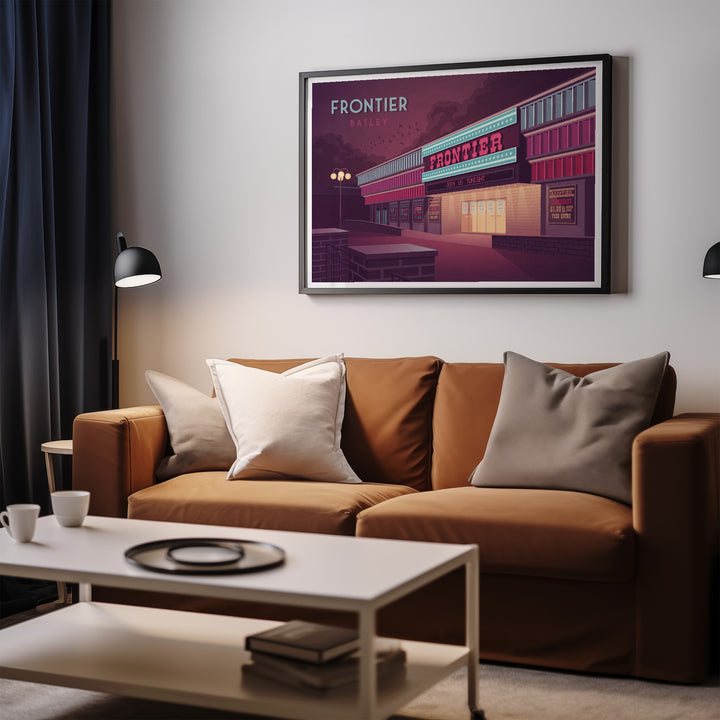 Frontier Nightclub Batley Poster