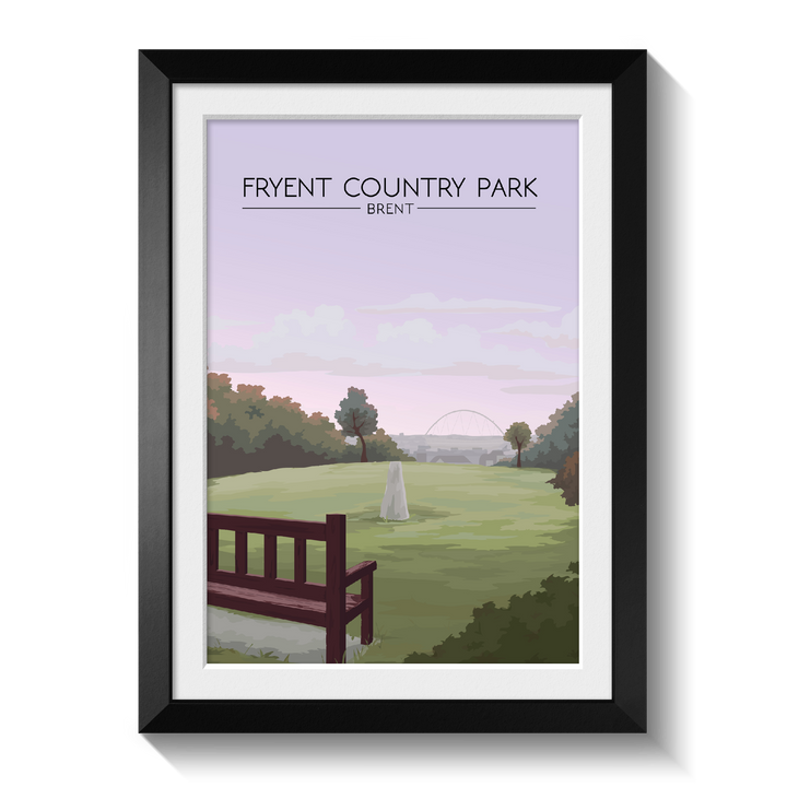Fryent Country Park Brent London Travel Poster