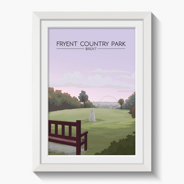 Fryent Country Park Brent London Travel Poster