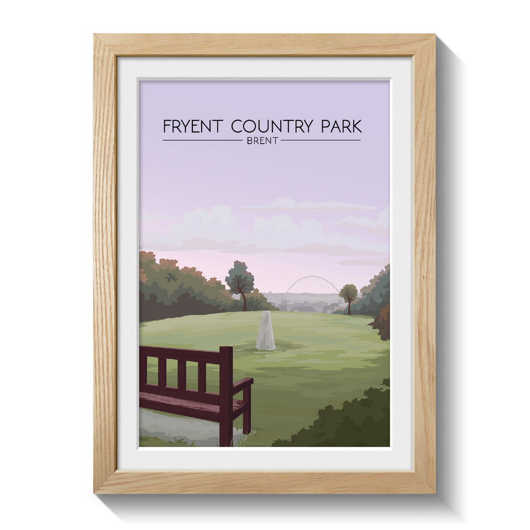 Fryent Country Park Brent London Travel Poster