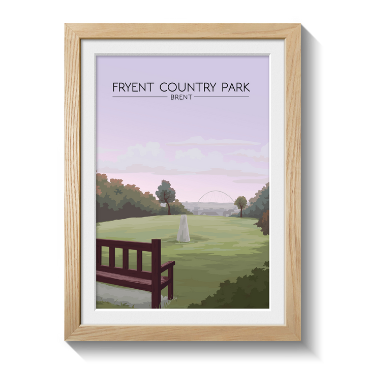 Fryent Country Park Brent London Travel Poster