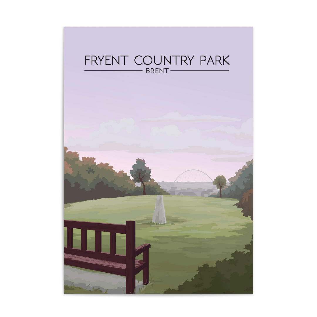 Fryent Country Park Brent London Travel Poster