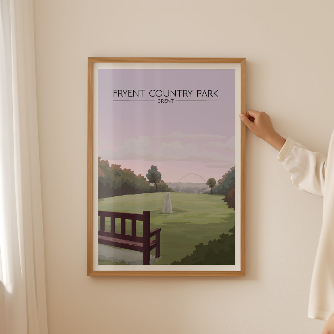 Fryent Country Park Brent London Travel Poster