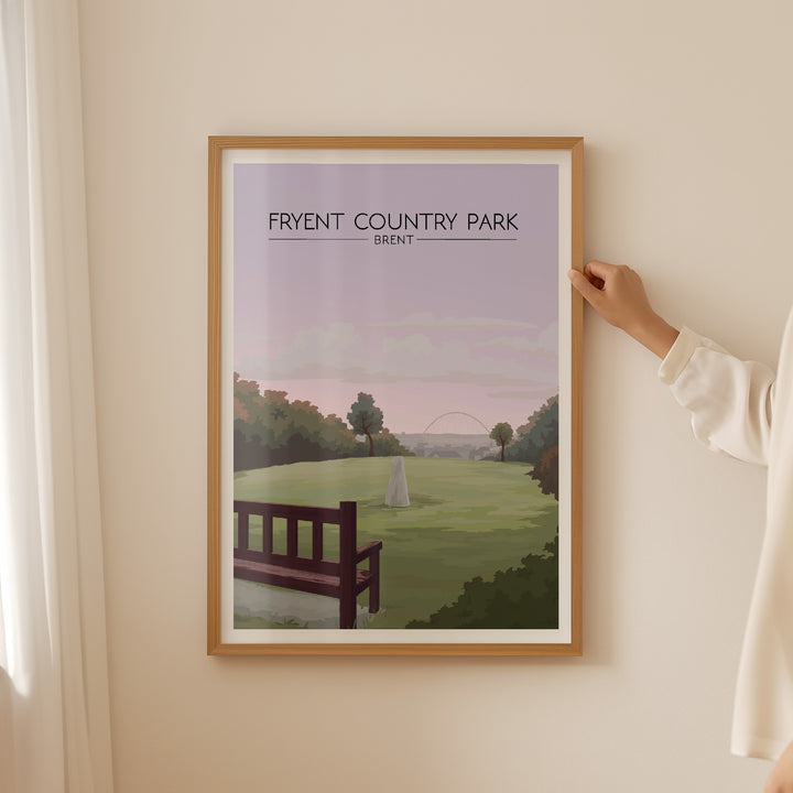 Fryent Country Park Brent London Travel Poster