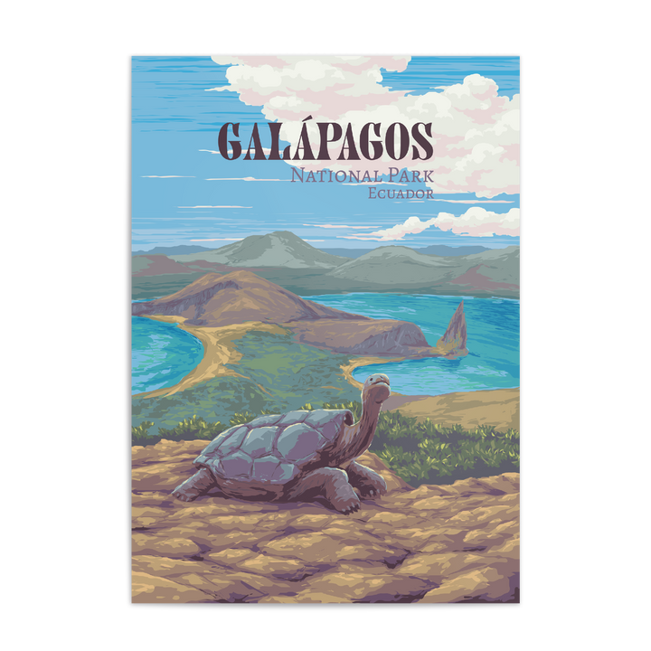 Galapagos National Park Travel Poster