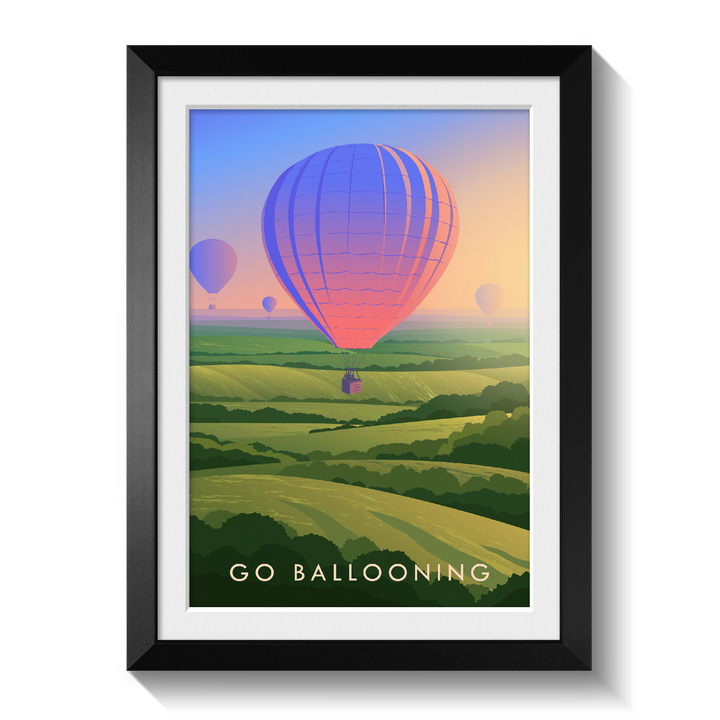 Go Ballooning Travel Poster