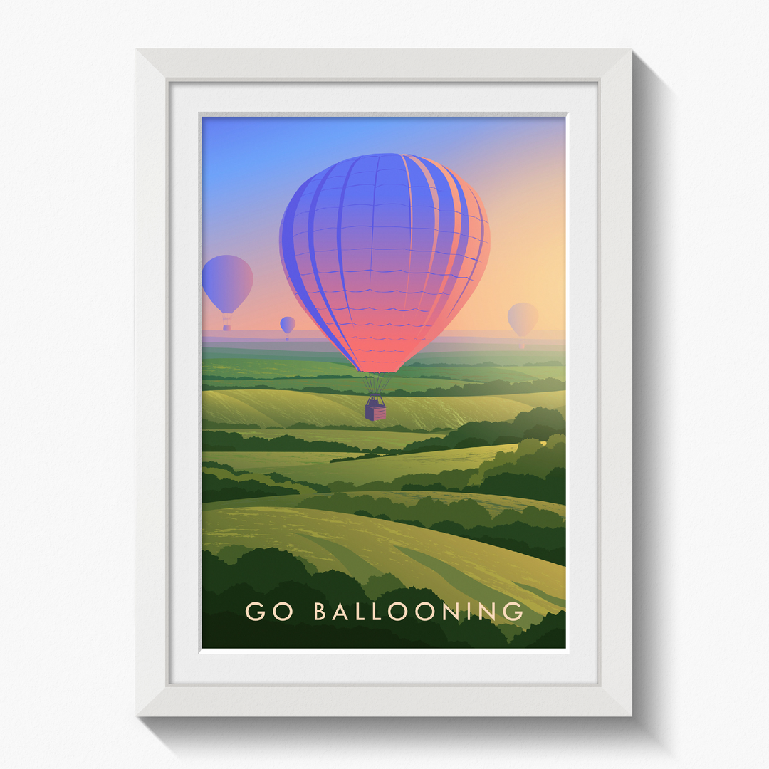 Go Ballooning Travel Poster