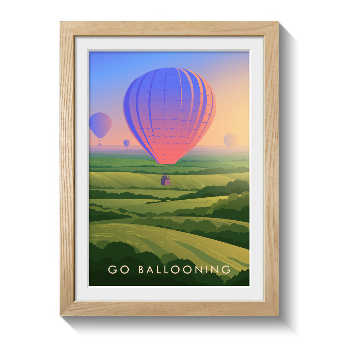 Go Ballooning Travel Poster