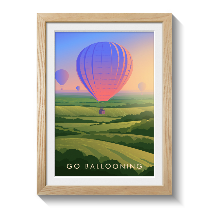 Go Ballooning Travel Poster