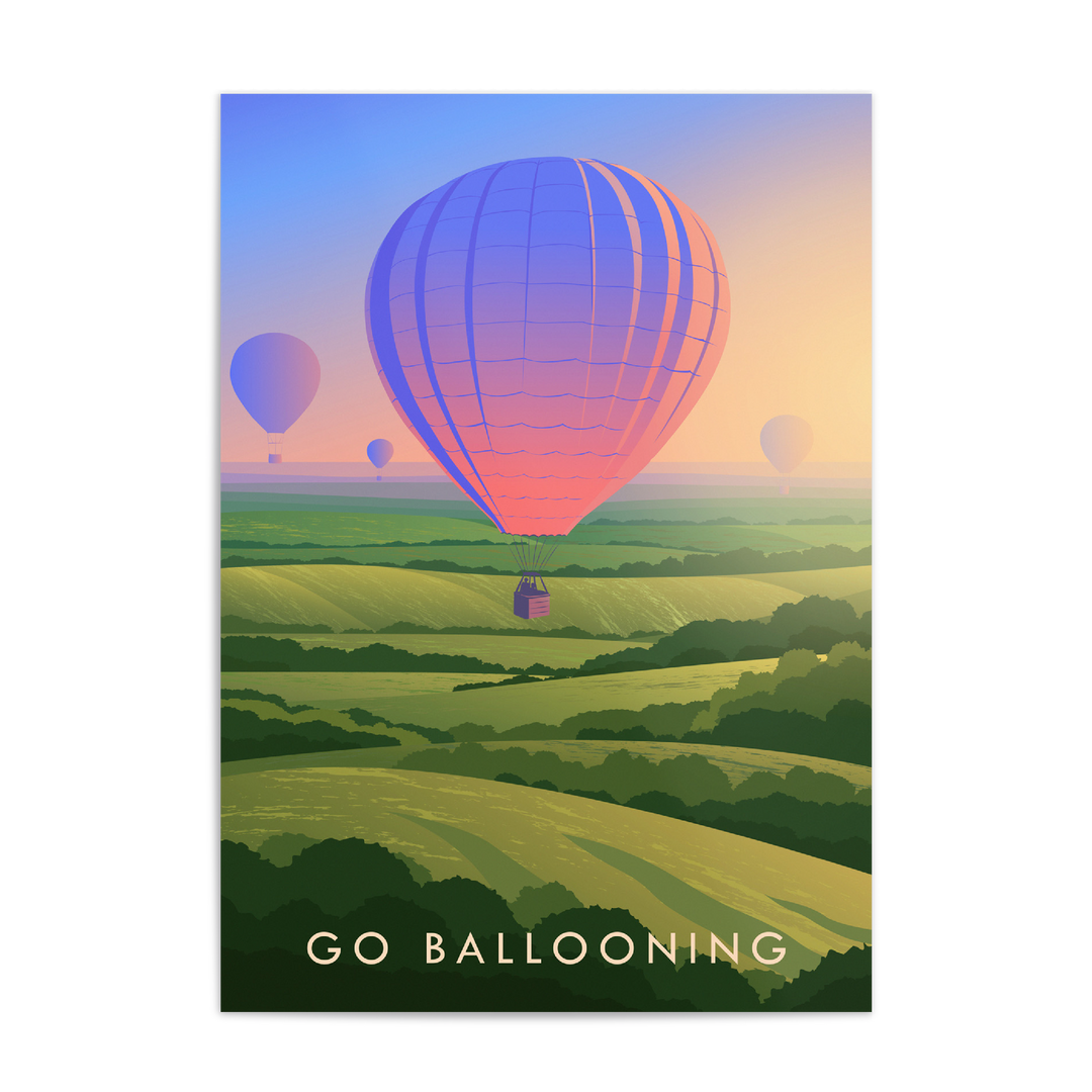 Go Ballooning Travel Poster