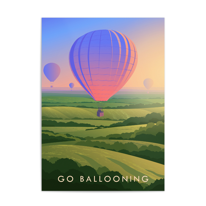 Go Ballooning Travel Poster