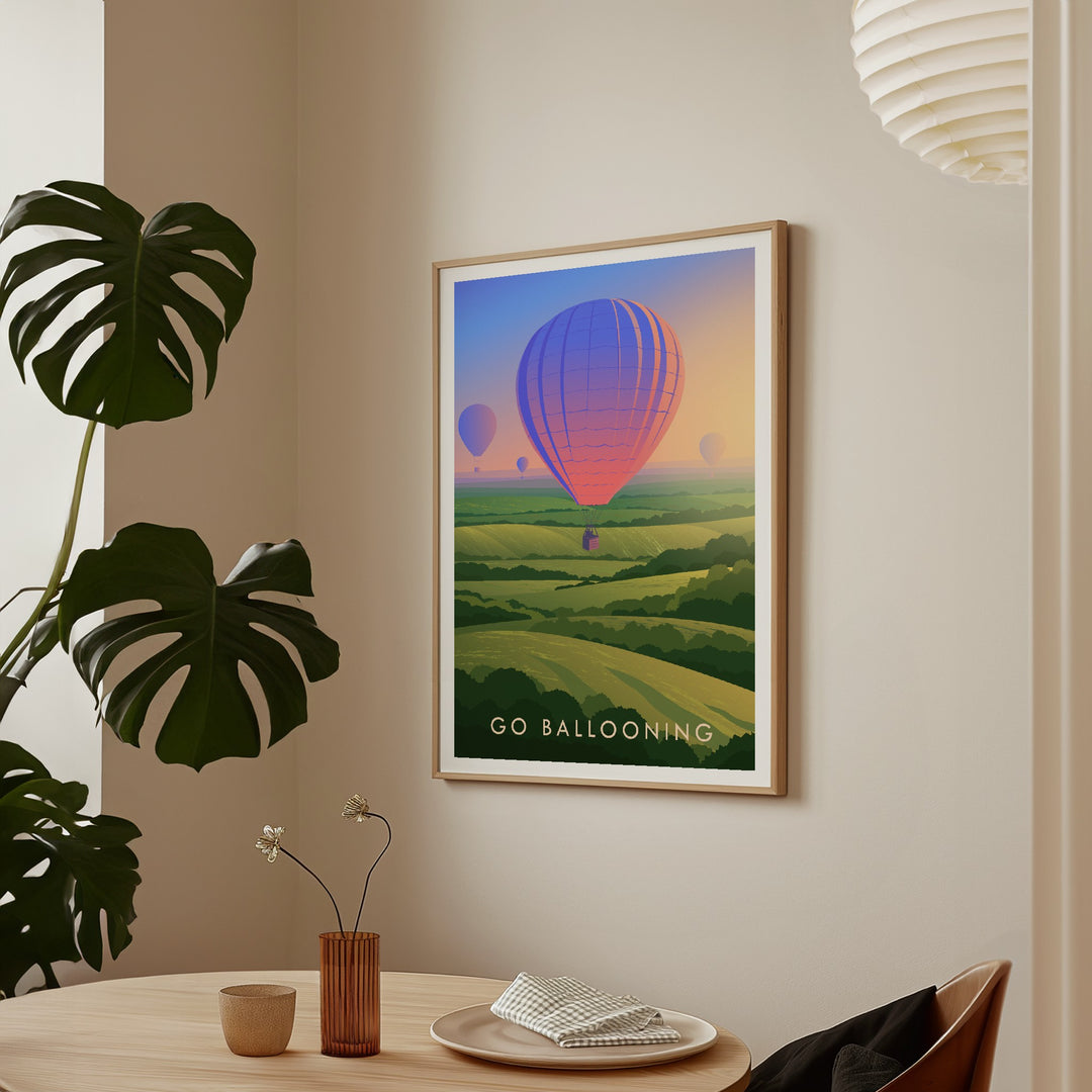 Go Ballooning Travel Poster