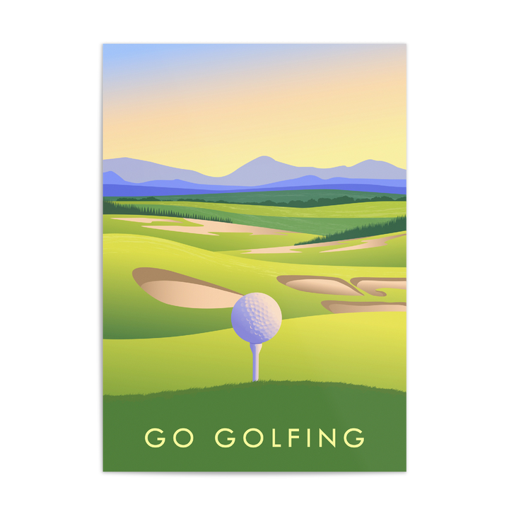 Go Golfing Travel Poster