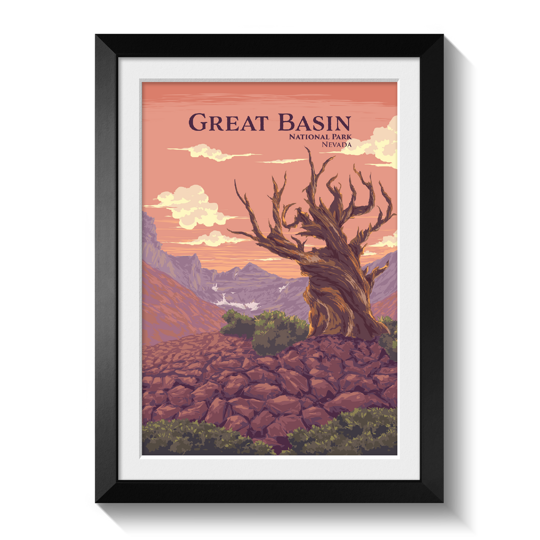 Great Basin National Park Travel Poster
