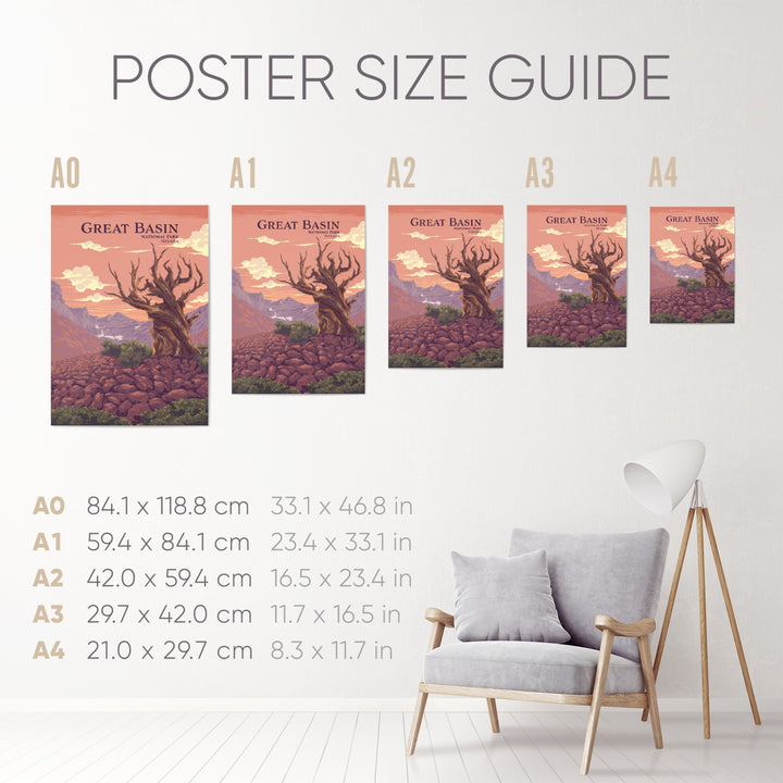 Great Basin National Park Travel Poster