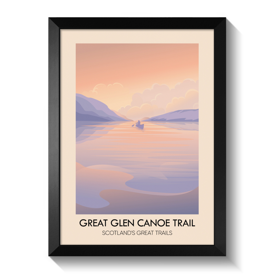 Great Glen Canoe Trail Scotland's Great Trails Poster